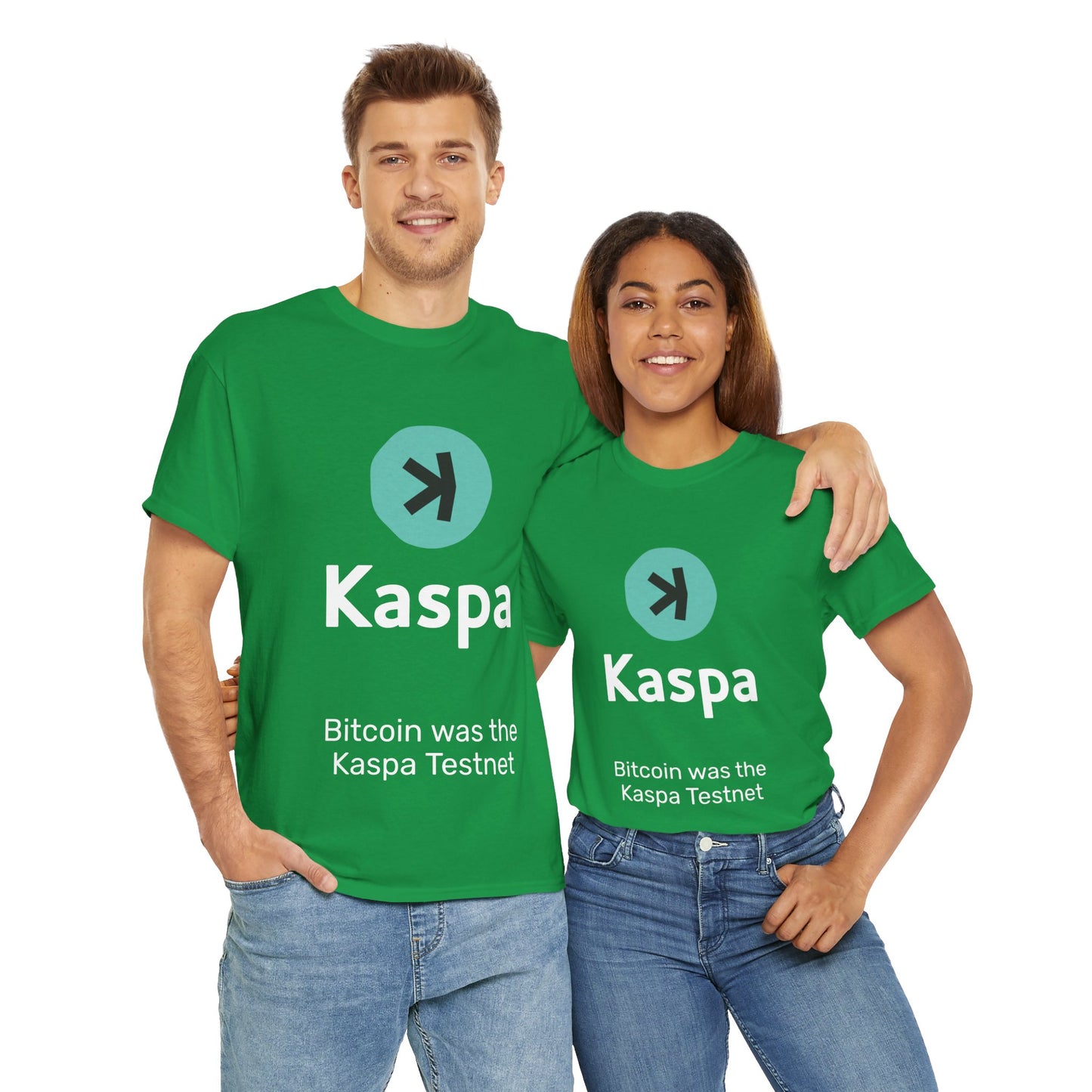 T-shirt - Bitcoin was the Kaspa testnet AUS SHIPPING