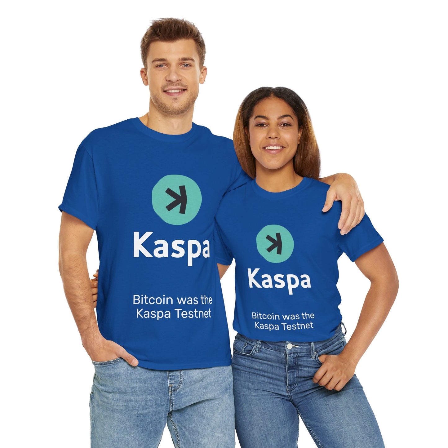 T-shirt - Bitcoin was the Kaspa testnet AUS SHIPPING