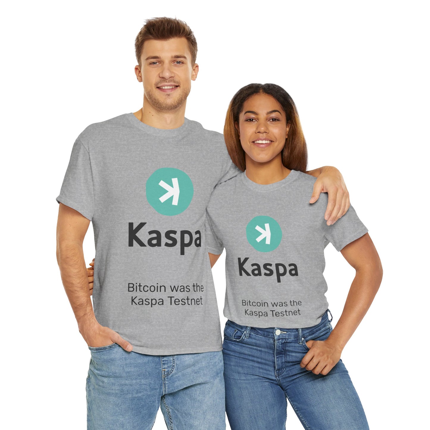 T-shirt - Bitcoin was the Kaspa testnet AUS SHIPPING