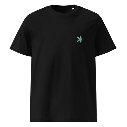 Kaspa T-shirt - Embroidered K - Kaspa Green