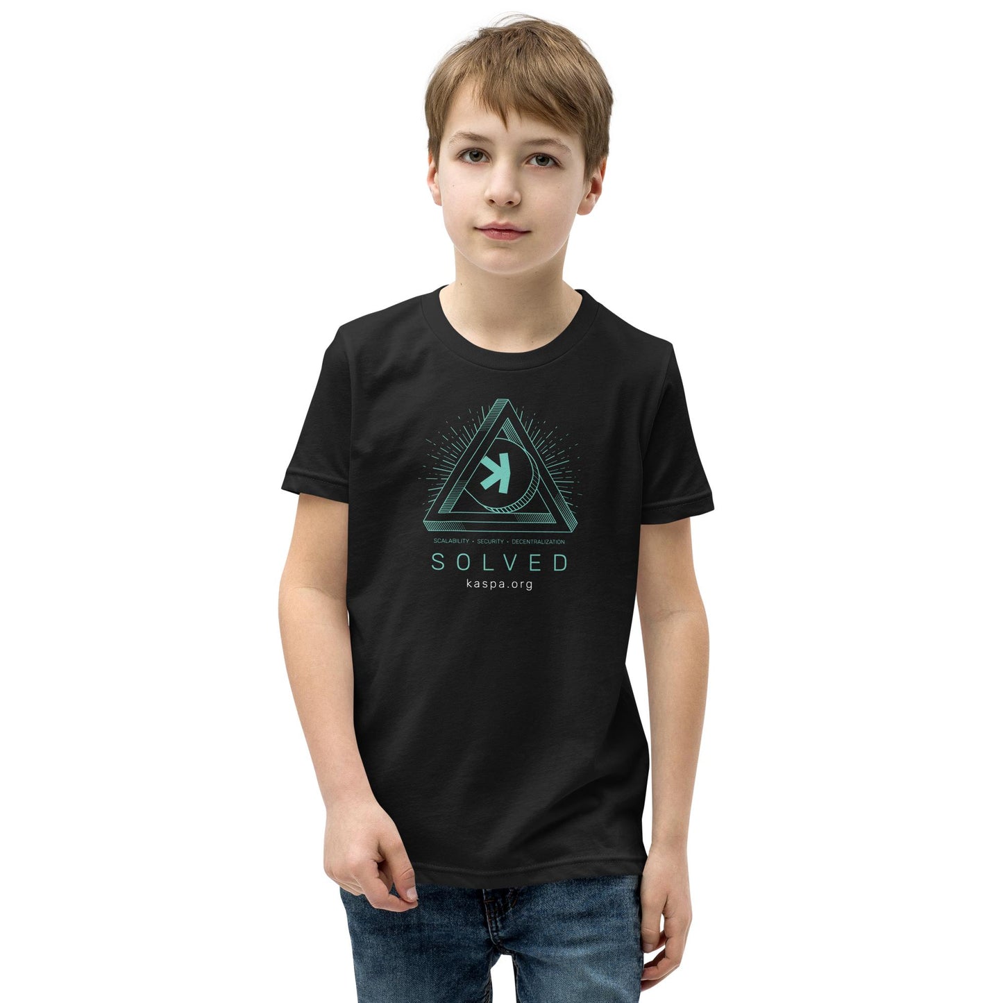 Youth Kaspa T-shirt - Trilemma Solved